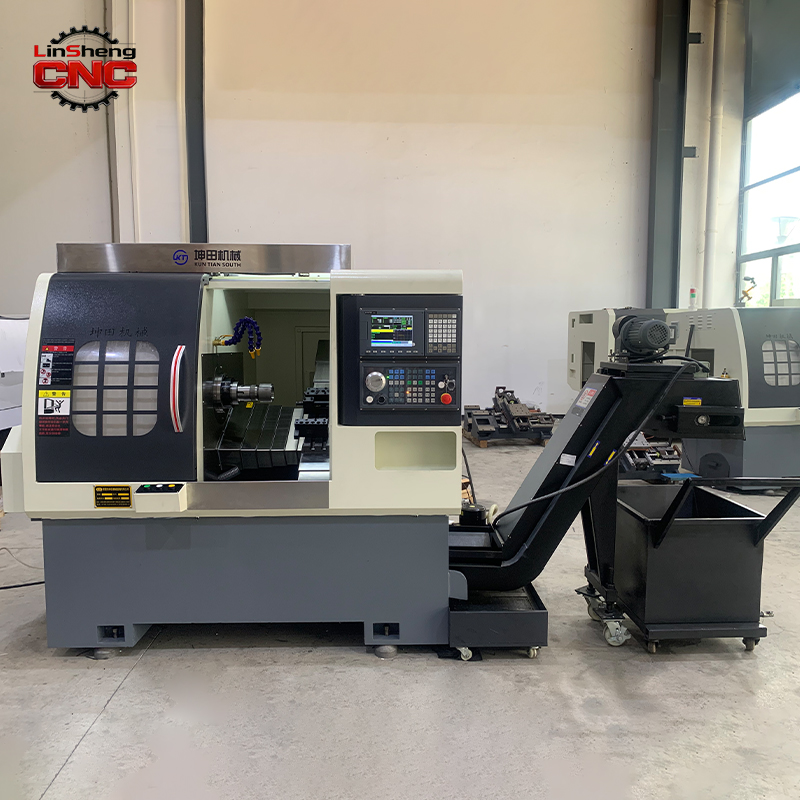 CNC Lathe KTS-36 Automatic slag discharge function